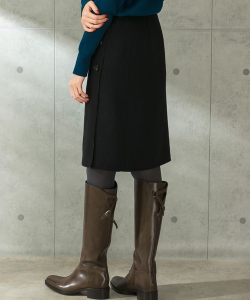 URBAN RESEARCH ROSSO（アーバンリサーチロッソ）の「リバーチェックスカート（スカート・レディース・ブラウン系その他/ベージュ系その他/ブルー系その他・36/38）」の15枚目の写真