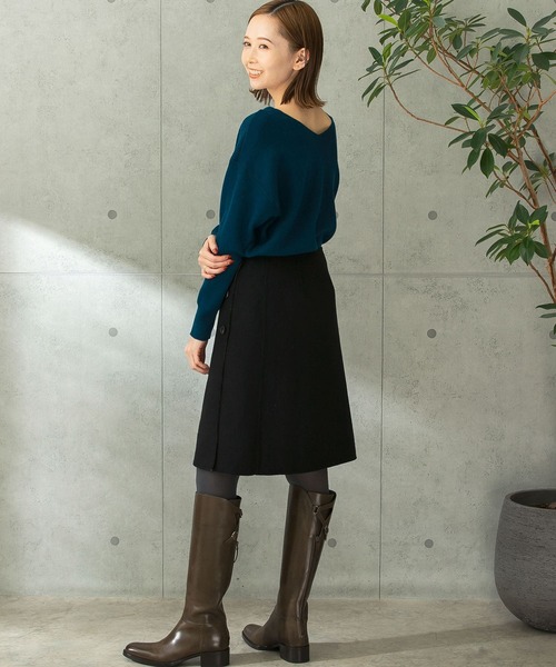 URBAN RESEARCH ROSSO（アーバンリサーチロッソ）の「リバーチェックスカート（スカート・レディース・ブラウン系その他/ベージュ系その他/ブルー系その他・36/38）」の11枚目の写真