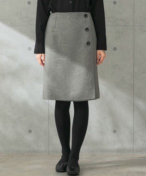 URBAN RESEARCH ROSSO（アーバンリサーチロッソ）の「リバーチェックスカート（スカート・レディース・ブラウン系その他/ベージュ系その他/ブルー系その他・36/38）」の22枚目の写真