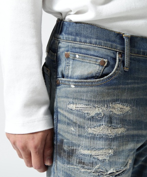surt（サート）の「SURT/サート/ブロークンデニム（デニムパンツ・メンズ・ブルー・S/M/L/XS/XL）」の17枚目の写真