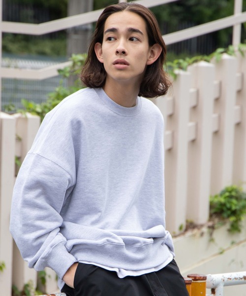 WEGO(ウィゴー)の「WEGO/【セットアップ対象商品】ヘビーウエイト BIGプルオーバー(スウェット・メンズ・グレー系その他/ブラック/ホワイト・MEDIUM/LARGE)」の18枚目の写真