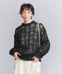 BEAUTY&YOUTH UNITED ARROWS | モヘヤブレンド スカシニット プルオーバー(ニット/セーター)