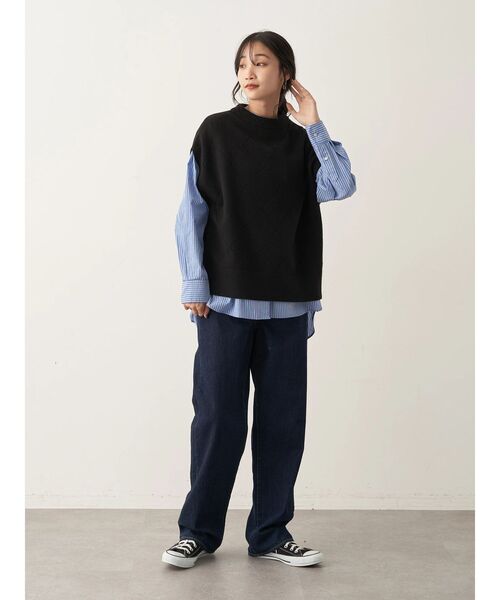 CRAFT STANDARD BOUTIQUE（クラフトスタンダードブティック）の「バンドカラーシャツ（シャツ/ブラウス・レディース・グレー系その他2/グリーン系その他3/ラベンダー/ブルー系その他6/オフホワイト・S/M/L）」の17枚目の写真