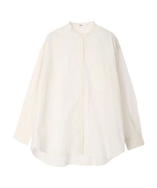 CRAFT STANDARD BOUTIQUE（クラフトスタンダードブティック）の「バンドカラーシャツ（シャツ/ブラウス・レディース・グレー系その他2/グリーン系その他3/ラベンダー/ブルー系その他6/オフホワイト・S/M/L）」の22枚目の写真