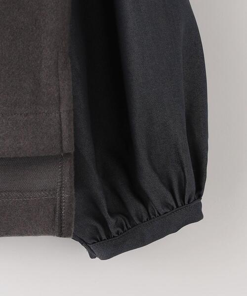 green label relaxing(グリーンレーベルリラクシング)の「TRメルトン ドッキング プルオーバー カットソー(Tシャツ/カットソー・レディース・ベージュ/ブラック/ダークグレー・FREE)」の22枚目の写真
