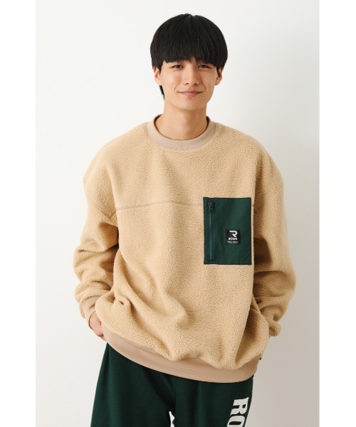 RODEO CROWNS WIDE BOWL（ロデオクラウンズワイドボウル）の「フリーストップス（その他トップス・メンズ・ブラック/ベージュ/オフホワイト・MEDIUM/LARGE）」の3枚目の写真