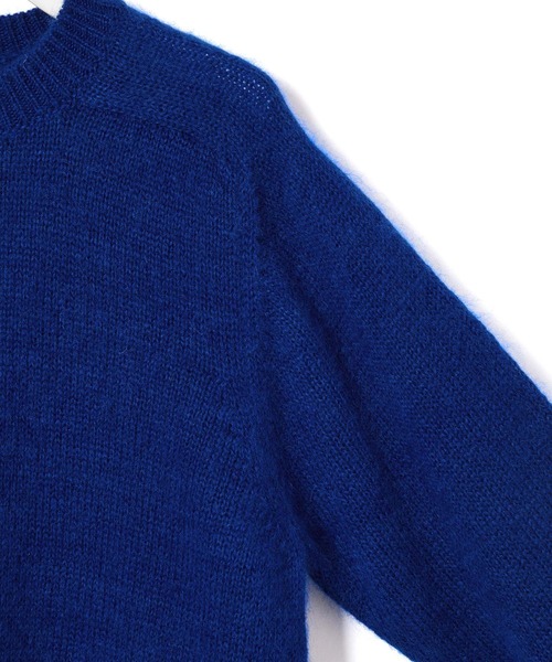 BATONER（バトナー）の「【BATONER】men PURE MOHAIR CREW NECK（ニット/セーター・レディース・ブルー・1）」の12枚目の写真