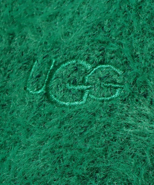 UGG(アグ)の「UGG@mos シャギーニットカーディガン / アグ シャギーニットカーディガン(カーディガン/ボレロ・レディース・グリーン/アイボリー/ブラウン・M/L)」の14枚目の写真