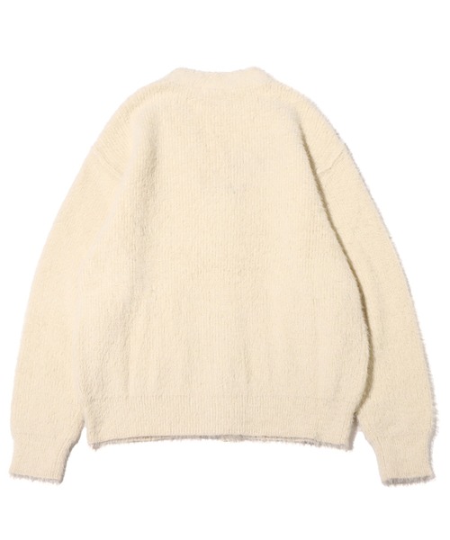 UGG(アグ)の「UGG@mos シャギーニットカーディガン / アグ シャギーニットカーディガン(カーディガン/ボレロ・レディース・グリーン/アイボリー/ブラウン・M/L)」の7枚目の写真