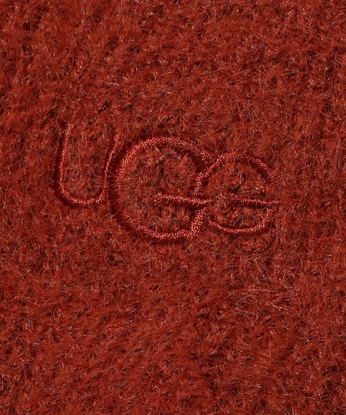 UGG(アグ)の「UGG@mos シャギーニットカーディガン / アグ シャギーニットカーディガン(カーディガン/ボレロ・レディース・グリーン/アイボリー/ブラウン・M/L)」の8枚目の写真