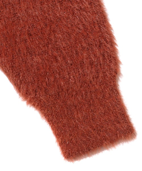 UGG(アグ)の「UGG@mos シャギーニットカーディガン / アグ シャギーニットカーディガン(カーディガン/ボレロ・レディース・グリーン/アイボリー/ブラウン・M/L)」の18枚目の写真