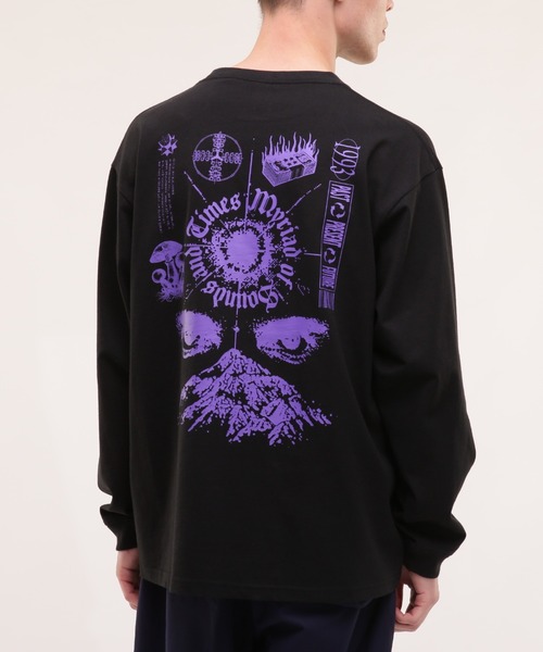 MANASTASH（マナスタッシュ）の「MANASTASH/マナスタッシュ/CiTee MYRIAD（Tシャツ/カットソー・メンズ・パープル/ホワイト/ブラック・MEDIUM/LARGE/X-LARGE/XX-LARGE）」の2枚目の写真