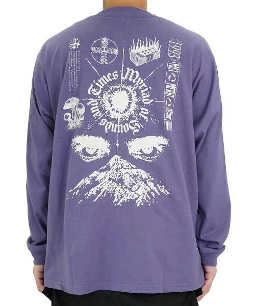 MANASTASH（マナスタッシュ）の「MANASTASH/マナスタッシュ/CiTee MYRIAD（Tシャツ/カットソー・メンズ・パープル/ホワイト/ブラック・MEDIUM/LARGE/X-LARGE/XX-LARGE）」の19枚目の写真