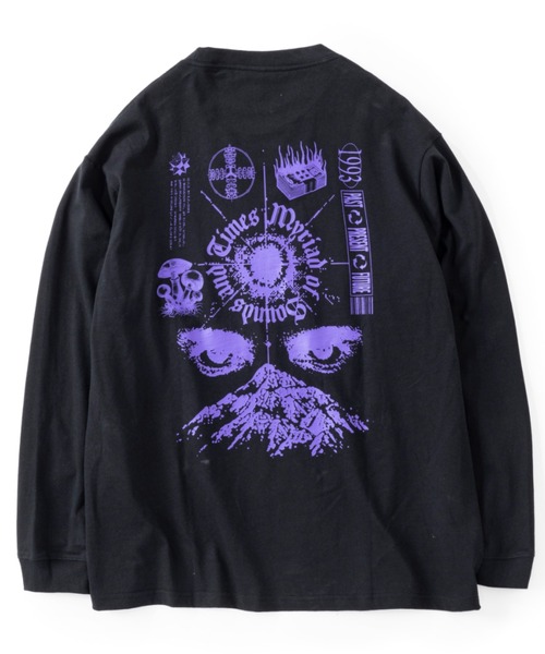 MANASTASH（マナスタッシュ）の「MANASTASH/マナスタッシュ/CiTee MYRIAD（Tシャツ/カットソー・メンズ・パープル/ホワイト/ブラック・MEDIUM/LARGE/X-LARGE/XX-LARGE）」の13枚目の写真