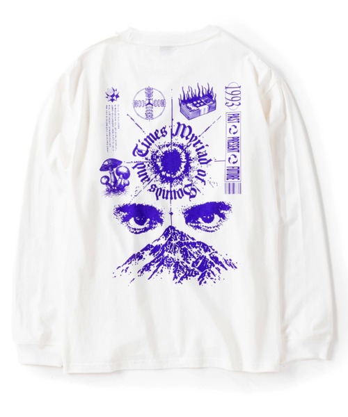 MANASTASH（マナスタッシュ）の「MANASTASH/マナスタッシュ/CiTee MYRIAD（Tシャツ/カットソー・メンズ・パープル/ホワイト/ブラック・MEDIUM/LARGE/X-LARGE/XX-LARGE）」の14枚目の写真