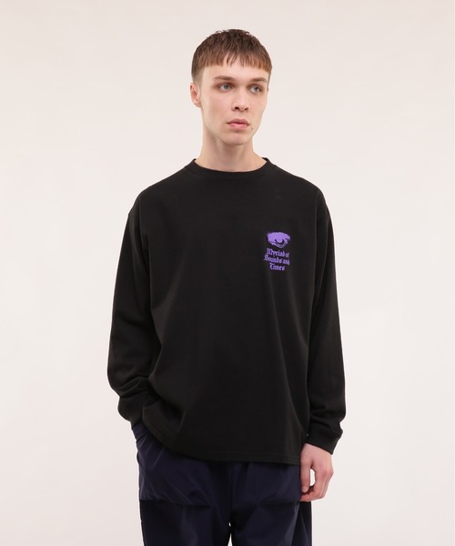 MANASTASH（マナスタッシュ）の「MANASTASH/マナスタッシュ/CiTee MYRIAD（Tシャツ/カットソー・メンズ・パープル/ホワイト/ブラック・MEDIUM/LARGE/X-LARGE/XX-LARGE）」の5枚目の写真