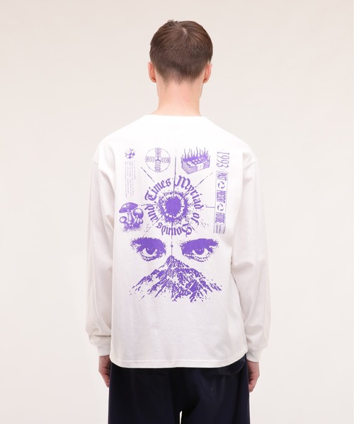 MANASTASH（マナスタッシュ）の「MANASTASH/マナスタッシュ/CiTee MYRIAD（Tシャツ/カットソー・メンズ・パープル/ホワイト/ブラック・MEDIUM/LARGE/X-LARGE/XX-LARGE）」の9枚目の写真