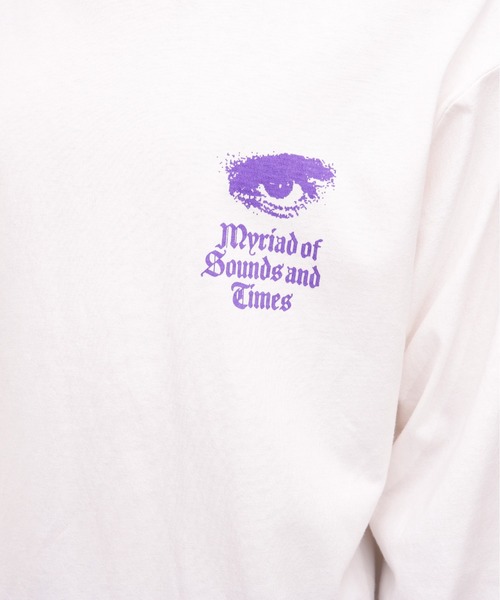 MANASTASH（マナスタッシュ）の「MANASTASH/マナスタッシュ/CiTee MYRIAD（Tシャツ/カットソー・メンズ・パープル/ホワイト/ブラック・MEDIUM/LARGE/X-LARGE/XX-LARGE）」の11枚目の写真