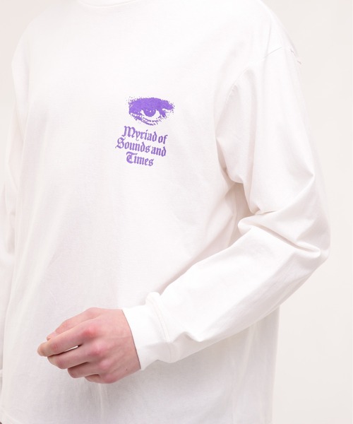 MANASTASH（マナスタッシュ）の「MANASTASH/マナスタッシュ/CiTee MYRIAD（Tシャツ/カットソー・メンズ・パープル/ホワイト/ブラック・MEDIUM/LARGE/X-LARGE/XX-LARGE）」の12枚目の写真