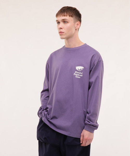 MANASTASH（マナスタッシュ）の「MANASTASH/マナスタッシュ/CiTee MYRIAD（Tシャツ/カットソー・メンズ・パープル/ホワイト/ブラック・MEDIUM/LARGE/X-LARGE/XX-LARGE）」の6枚目の写真