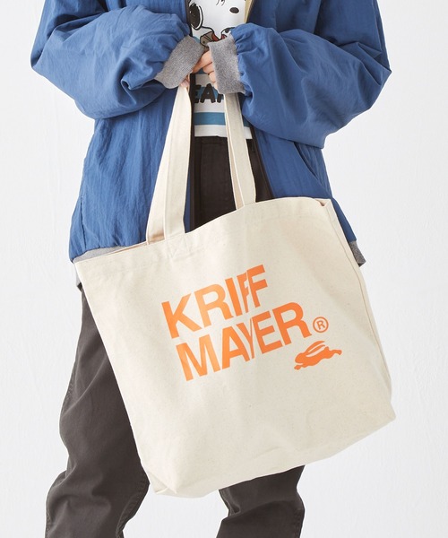 KRIFF MAYER Kid's Collection(クリフメイヤーキッズコレクション)の「クリフトートバッグ(トートバッグ・キッズ・オフホワイト/ブルー/その他12/オリーブ/チャコール/バーガンディー/オレンジ/グリーン/ダークグレー/ネイビー/ブラウン・FREE)」の11枚目の写真