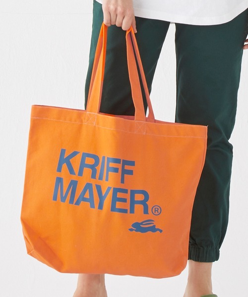 KRIFF MAYER Kid's Collection(クリフメイヤーキッズコレクション)の「クリフトートバッグ(トートバッグ・キッズ・オフホワイト/ブルー/その他12/オリーブ/チャコール/バーガンディー/オレンジ/グリーン/ダークグレー/ネイビー/ブラウン・FREE)」の10枚目の写真