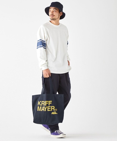 KRIFF MAYER Kid's Collection(クリフメイヤーキッズコレクション)の「クリフトートバッグ(トートバッグ・キッズ・オフホワイト/ブルー/その他12/オリーブ/チャコール/バーガンディー/オレンジ/グリーン/ダークグレー/ネイビー/ブラウン・FREE)」の21枚目の写真