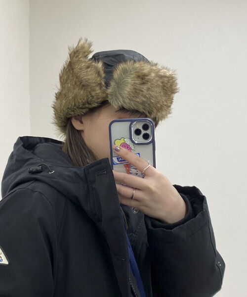 ROTHCO（ロスコ）の「【ROTHCO/ロスコ】フライトキャップ（キャップ・レディース・ブラック/オリーブ・FREE）」の2枚目の写真