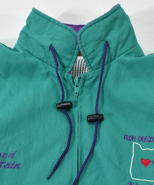 HILTON(ヒルトン)の「【ヴィンテージ古着】80's HILTON / ヒルトン フルジップ ジャケット(ブルゾン・メンズ・グリーン・LARGE)」の8枚目の写真