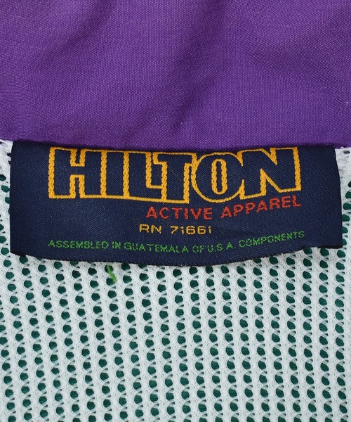 HILTON(ヒルトン)の「【ヴィンテージ古着】80's HILTON / ヒルトン フルジップ ジャケット(ブルゾン・メンズ・グリーン・LARGE)」の2枚目の写真