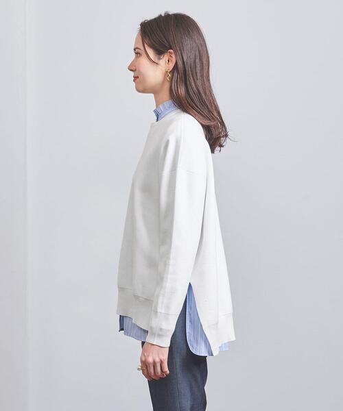 UNITED ARROWS アンゴラホワイト クルーネック セーター BEAUTY&YOUTH UNITED ARROWS（ビューティーアンドユース