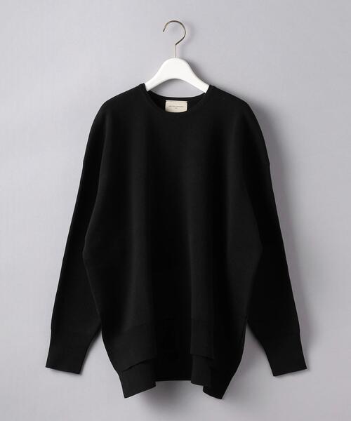 UNITED ARROWS - UNITED ARROWS(ユナイテッドアローズ) 長袖セーター レディース美品  - 黒 クルーネック UNITED ARROWS（ユナイテッドアローズ）の「C/NY スムース