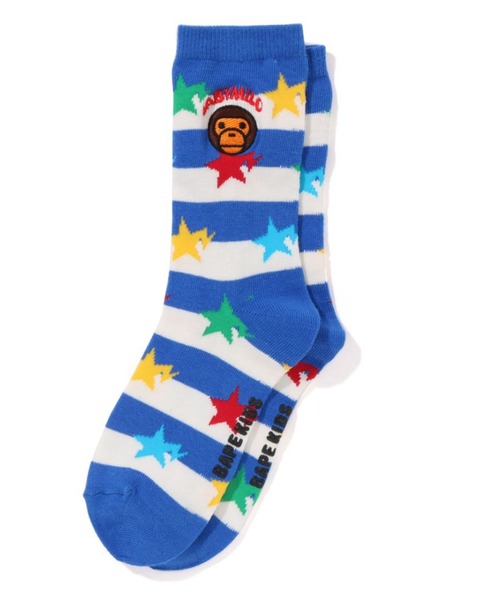 A BATHING APE（アベイシングエイプ）の「HOOP BABY MILO STA SOCKS K