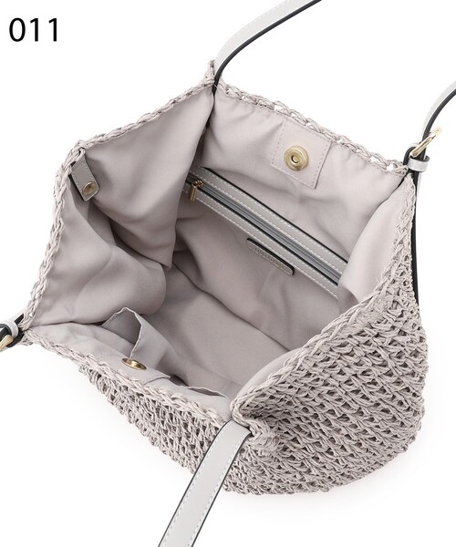 UNTITLED（アンタイトル）の「◆ペーパーメッシュトートバッグ（トートバッグ・レディース・ブラウン系/ライトグレー/ベージュ系その他2/ベージュ系その他7・99）」の9枚目の写真