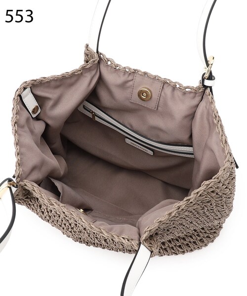 UNTITLED（アンタイトル）の「◆ペーパーメッシュトートバッグ（トートバッグ・レディース・ブラウン系/ライトグレー/ベージュ系その他2/ベージュ系その他7・99）」の11枚目の写真