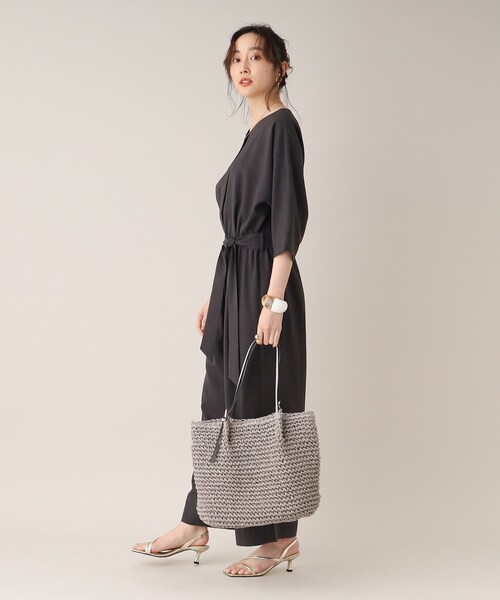 UNTITLED（アンタイトル）の「◆ペーパーメッシュトートバッグ（トートバッグ・レディース・ブラウン系/ライトグレー/ベージュ系その他2/ベージュ系その他7・99）」の15枚目の写真