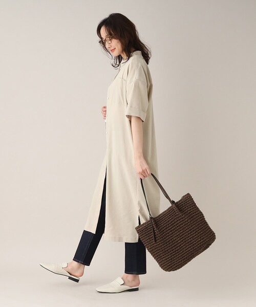 UNTITLED（アンタイトル）の「◆ペーパーメッシュトートバッグ（トートバッグ・レディース・ブラウン系/ライトグレー/ベージュ系その他2/ベージュ系その他7・99）」の19枚目の写真