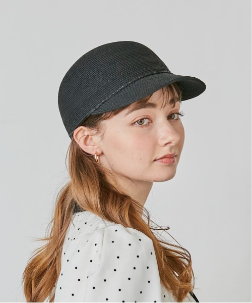 Chapeau d' O（シャポードオー）の「Chapeau d' O  Silk Braid Cap N / シャポードオー（キャップ・レディース・ホワイト/ブラック/ライトベージュ・M/57.5cm）」の17枚目の写真