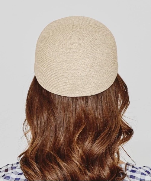 Chapeau d' O（シャポードオー）の「Chapeau d' O  Silk Braid Cap N / シャポードオー（キャップ・レディース・ホワイト/ブラック/ライトベージュ・M/57.5cm）」の10枚目の写真