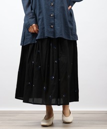EMAGO 総柄刺繍スカート