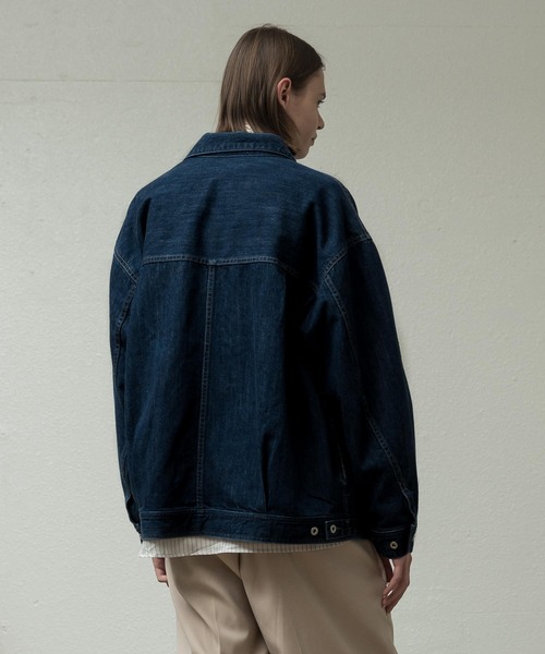 SLICK（スリック）の「12ozデニムジャケット（デニムジャケット・メンズ・インディゴブルー/ブルー系その他/ブラック・2/3/1）」の14枚目の写真