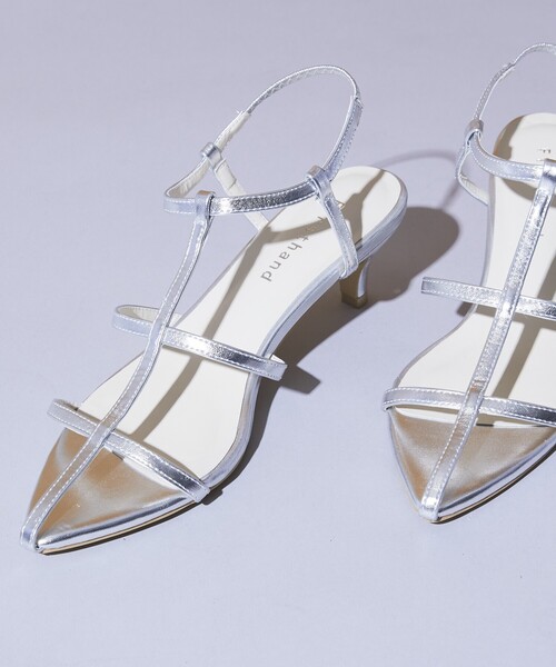 Firsthand（ファーストハンド）の「Firsthand/ファーストハンド ポインテッドトゥストラップミュール/ポインテッドトゥストラップミュール（サンダル・レディース・ブラック/シルバー・S/M/L）」の10枚目の写真