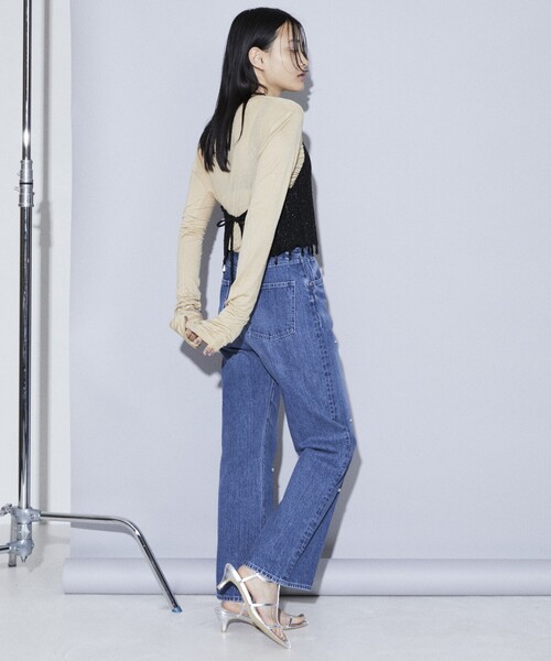 Firsthand（ファーストハンド）の「Firsthand/ファーストハンド ポインテッドトゥストラップミュール/ポインテッドトゥストラップミュール（サンダル・レディース・ブラック/シルバー・S/M/L）」の11枚目の写真