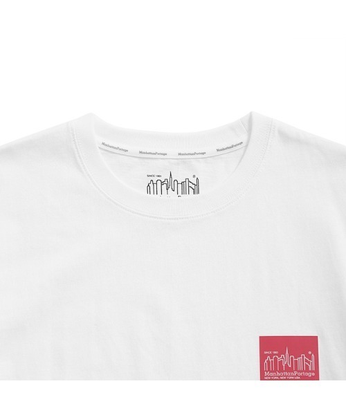 Manhattan Portage（マンハッタンポーテージ）の「Long Sleeve Print T-Shirt（Tシャツ/カットソー・メンズ・ホワイト/ラベンダー/チャコールグレー/ブルー・LARGE/MEDIUM）」の6枚目の写真