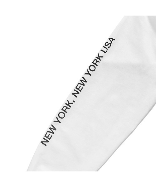 Manhattan Portage（マンハッタンポーテージ）の「Long Sleeve Print T-Shirt（Tシャツ/カットソー・メンズ・ホワイト/ラベンダー/チャコールグレー/ブルー・LARGE/MEDIUM）」の9枚目の写真