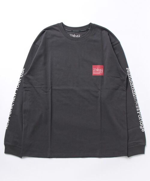Manhattan Portage（マンハッタンポーテージ）の「Long Sleeve Print T-Shirt（Tシャツ/カットソー・メンズ・ホワイト/ラベンダー/チャコールグレー/ブルー・LARGE/MEDIUM）」の13枚目の写真
