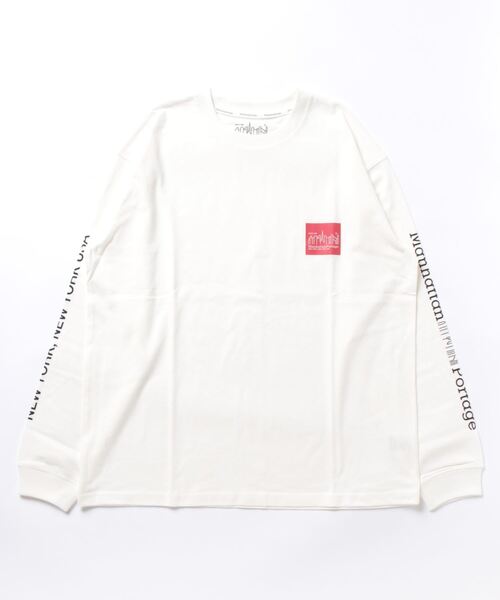 Manhattan Portage（マンハッタンポーテージ）の「Long Sleeve Print T-Shirt（Tシャツ/カットソー・メンズ・ホワイト/ラベンダー/チャコールグレー/ブルー・LARGE/MEDIUM）」の12枚目の写真