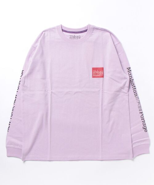 Manhattan Portage（マンハッタンポーテージ）の「Long Sleeve Print T-Shirt（Tシャツ/カットソー・メンズ・ホワイト/ラベンダー/チャコールグレー/ブルー・LARGE/MEDIUM）」の15枚目の写真