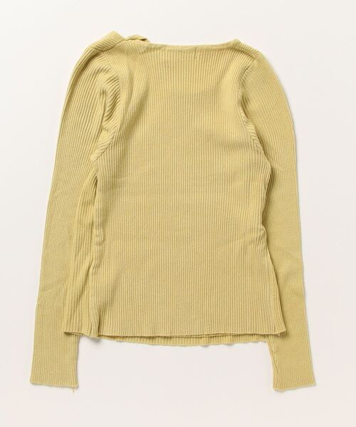 lit.Cy（リットシー）の「lit.Cy カットアウトアシメレイヤードニット（ニット/セーター・レディース・イエロー/ブラック/グリーン/オフホワイト・FREE）」の10枚目の写真