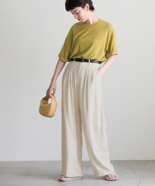 モガさん専用 タックストレートパンツ（スラックス）｜select MOCA（セレクトモカ